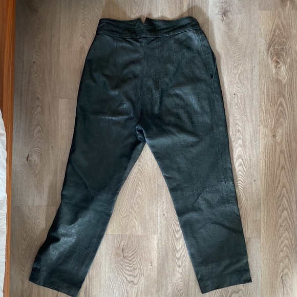 Vintage real leather pants - Picture 2 of 7